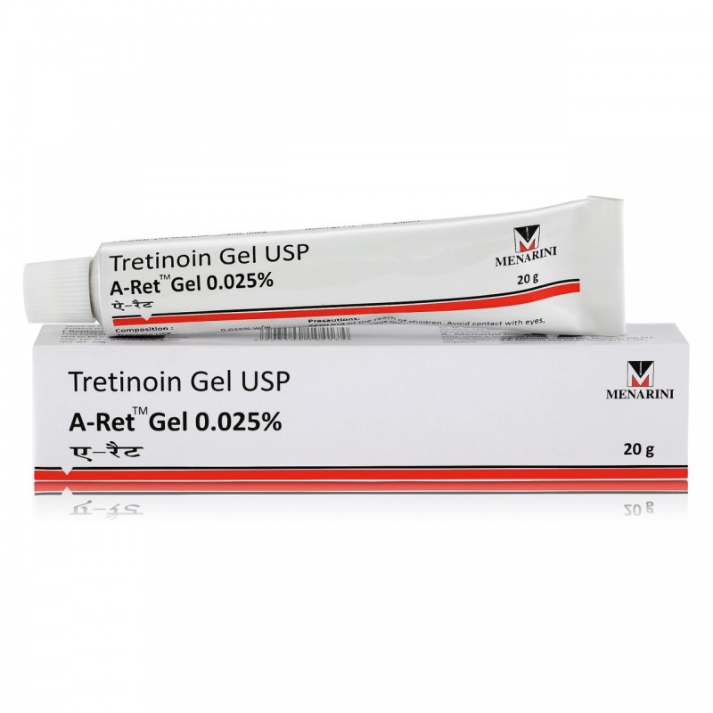 A Ret Gel 0.025% (20gm) Tretinoin Gel USP - Genericaura