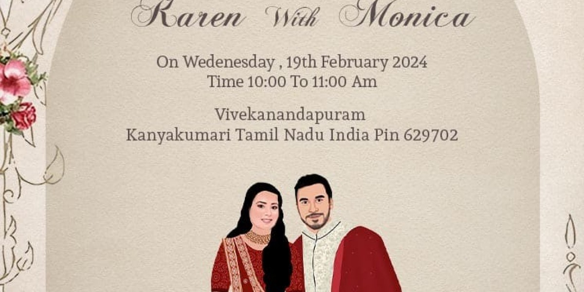 Design Invitation Card for Wedding for Sweet Couples