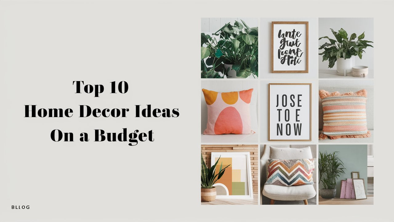 Top 10 Home Decor Ideas on a Budget