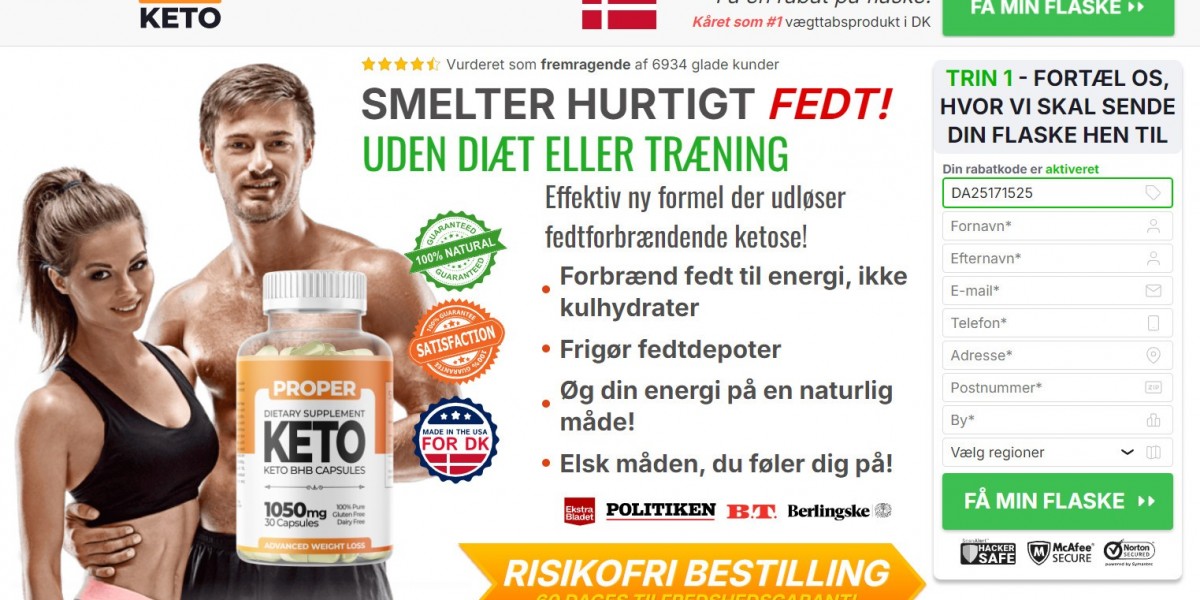 Proper Keto Capsules Pris Til salg I DK, Arbejder & Anmeldelser 2024